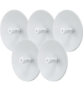 Ubiquiti PBE-5AC-GEN2-5-US 5PACK: Next-Gen 5 GHz PowerBeam for Long-Range Wireless Connectivity