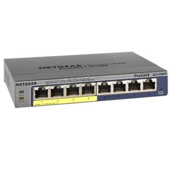 Netgear ProSafe Plus Switch 8-port Gigabit Ethernet Switch with 4-port PoE