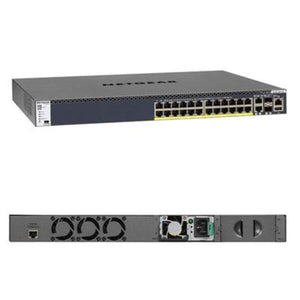 Netgear M4300 24x1G PoE+ Stackable Managed Switch with 2x10GBASE-T and 2xSFP+ (1;000W PSU)